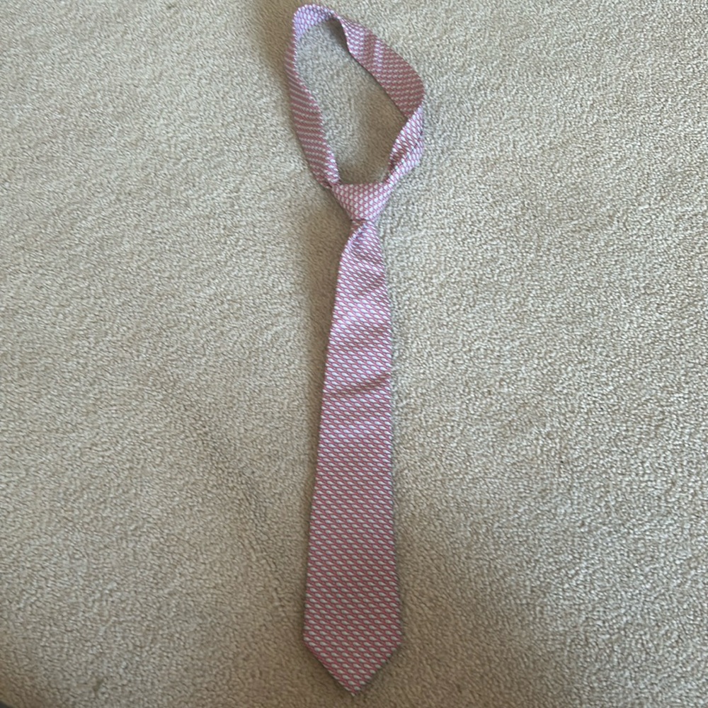 boys pink and blue whale vinyard vines tie